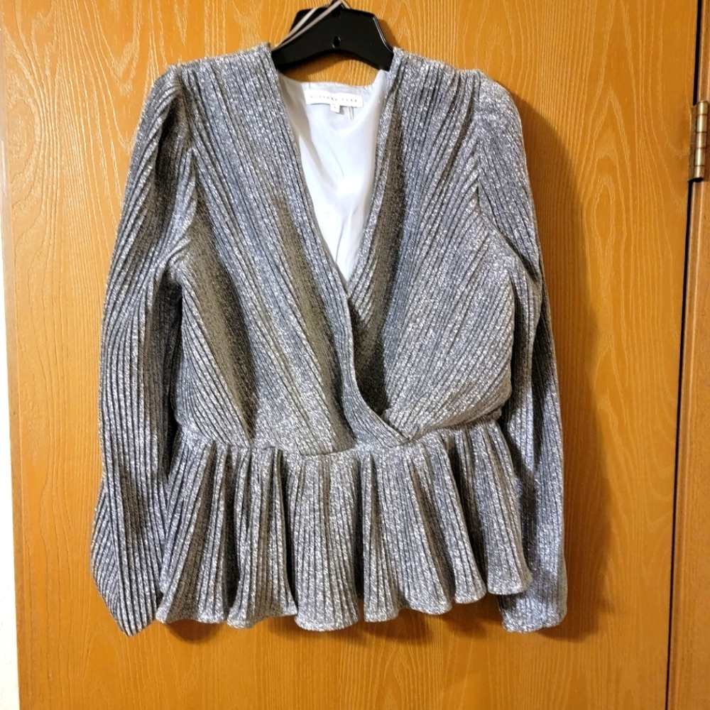 Endless Rose Pewter Peplum/L